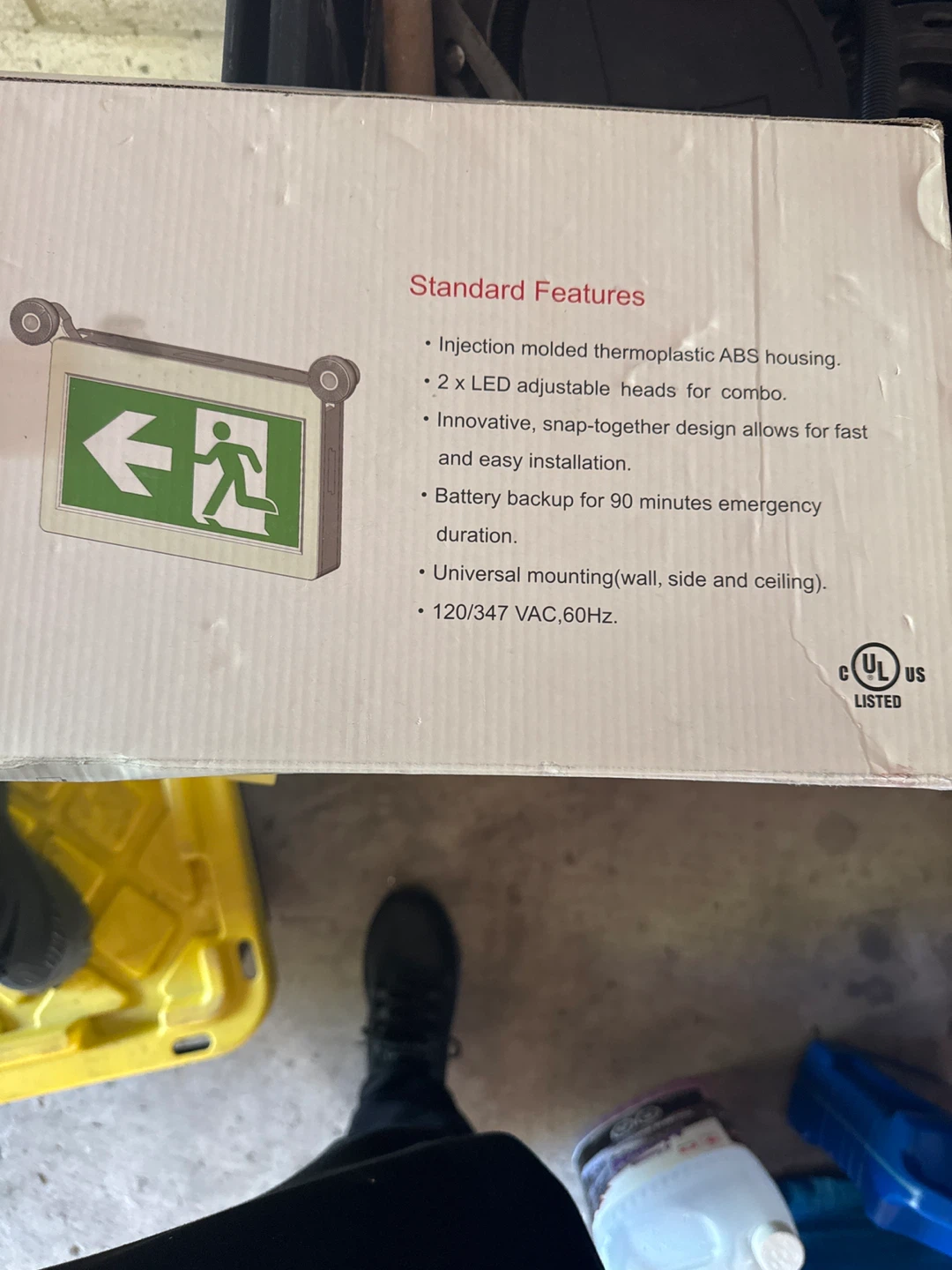 LED Emergency Exit Light