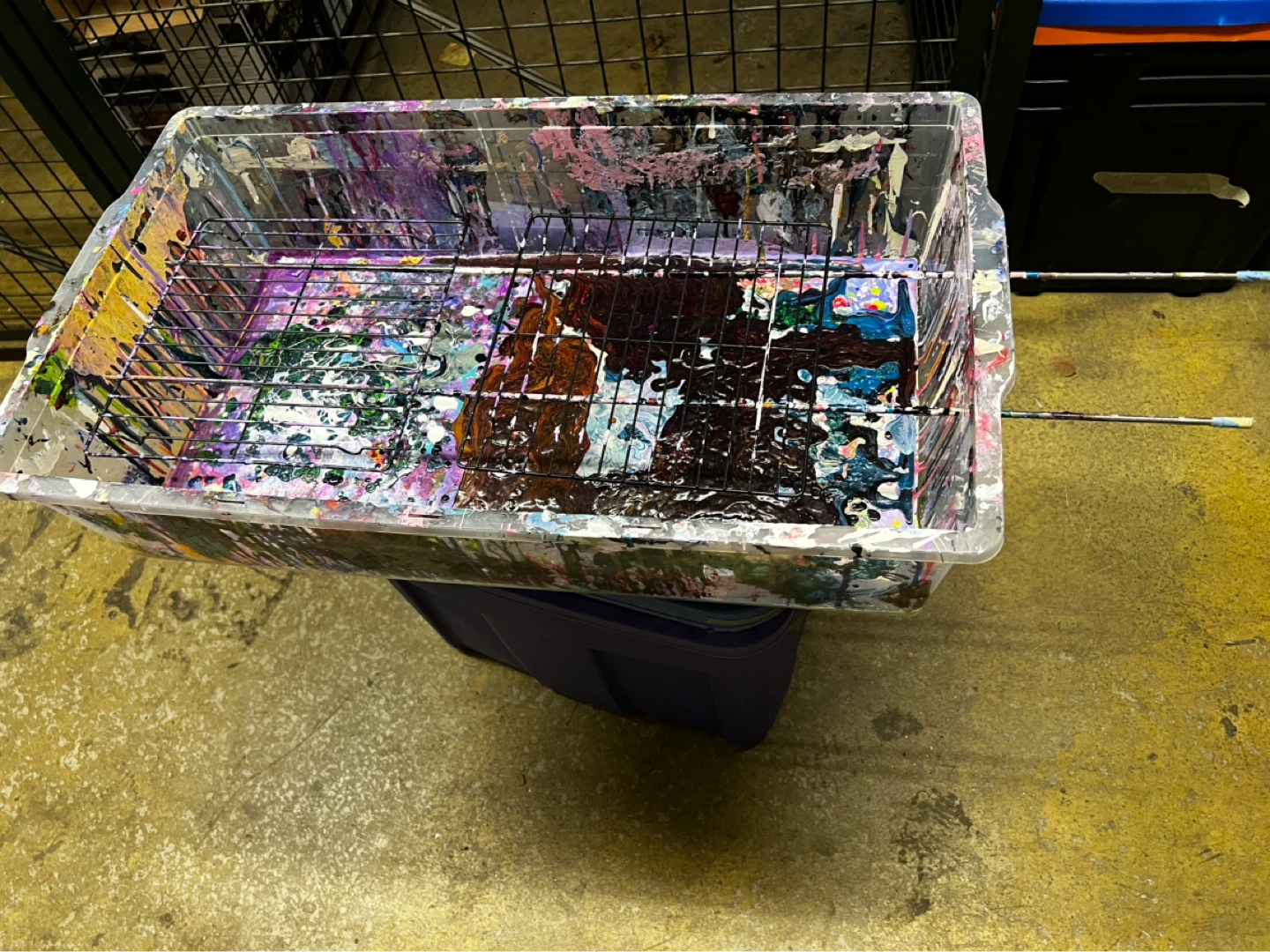 Paint Tray for acrylic pour - photo 2