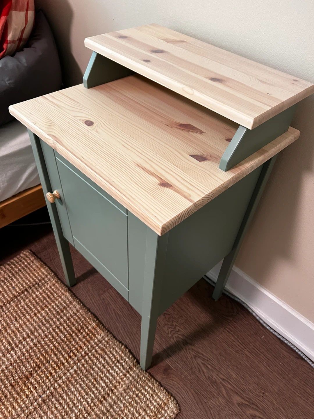 Teal bedside locker - photo 2