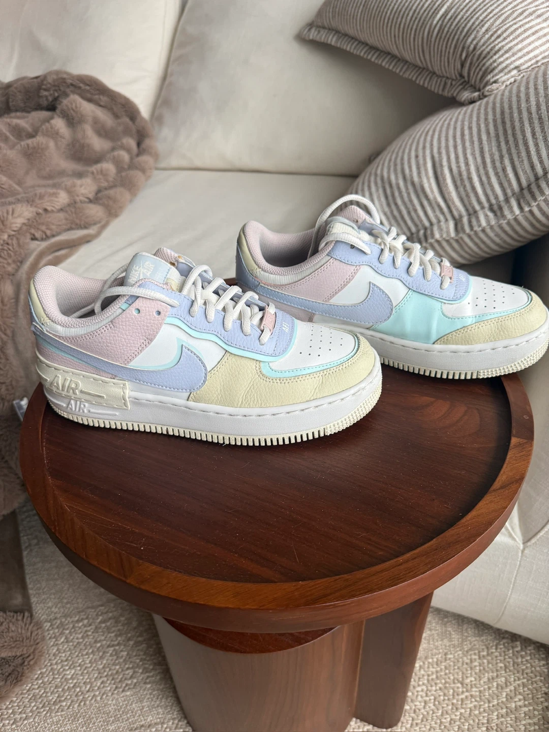 Nike Air Force 1 Shadow Pastel Sneakers size 8 - photo 2