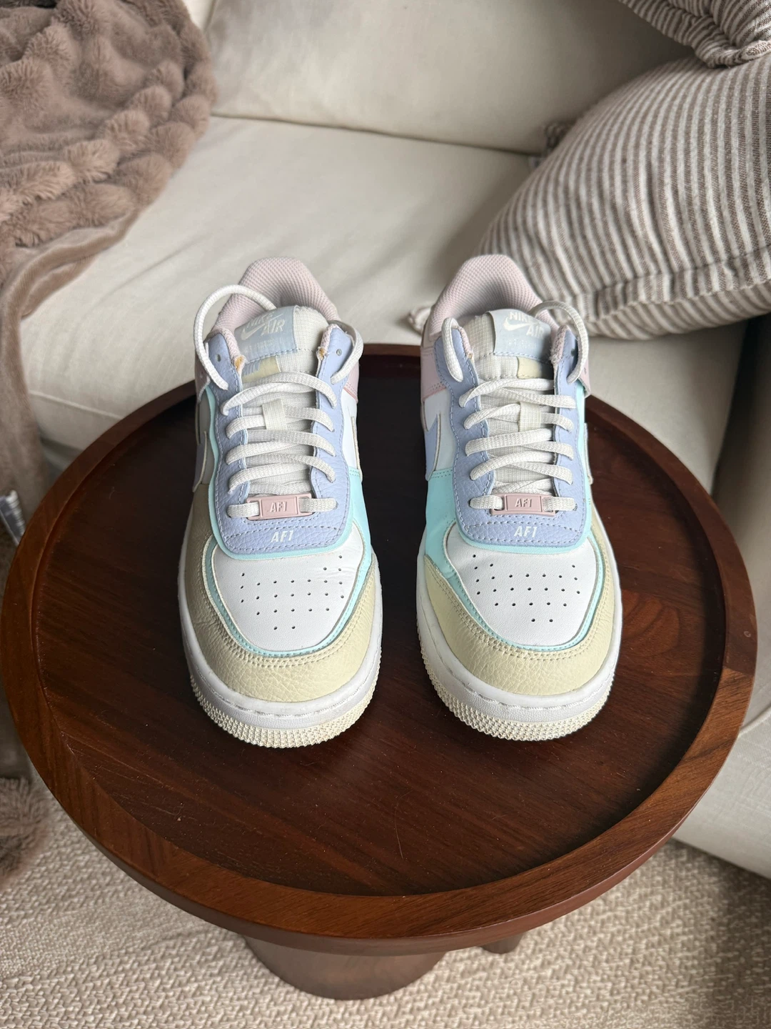 Nike Air Force 1 Shadow Pastel Sneakers size 8
