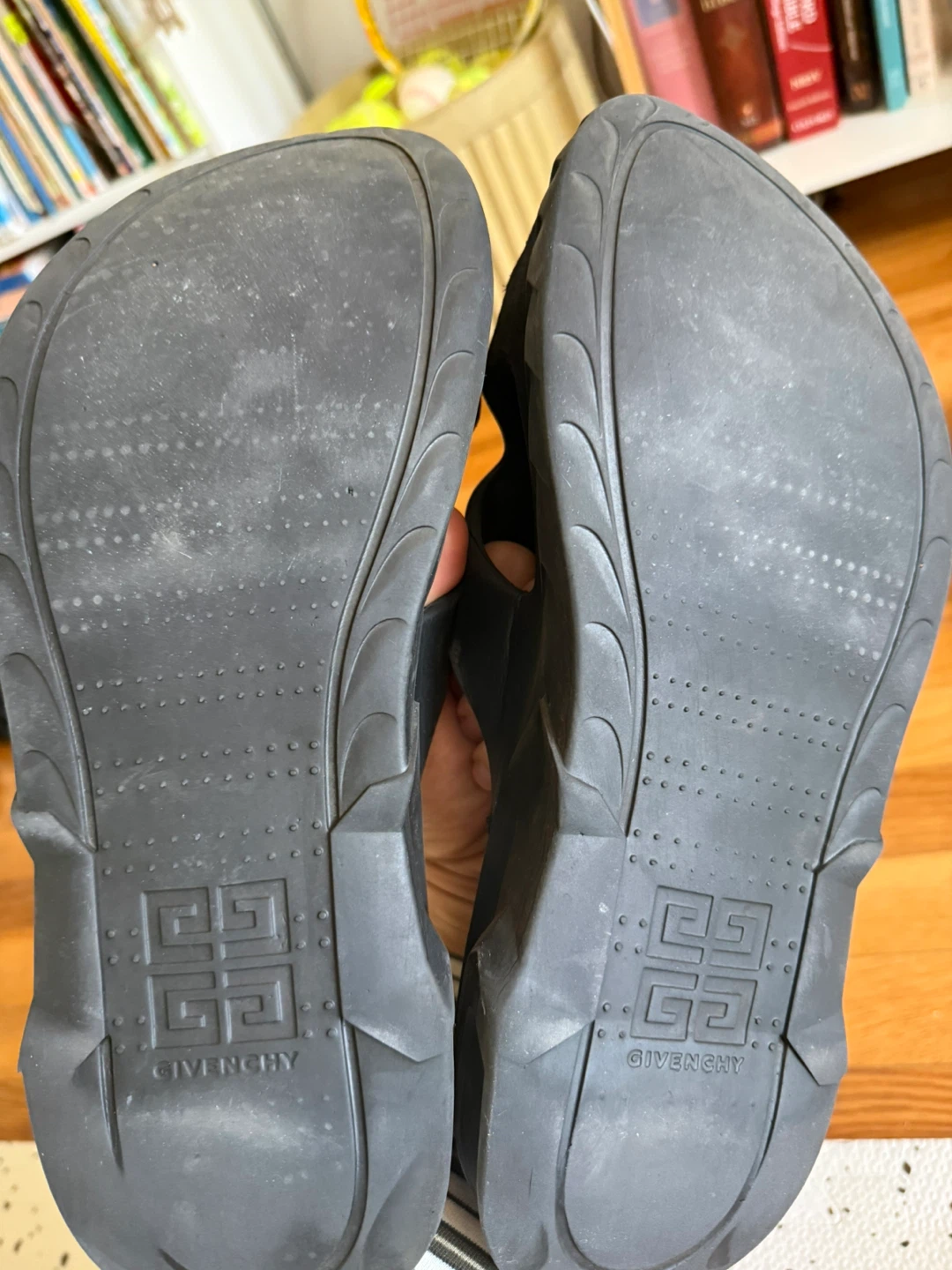 Givenchy Black Slides Sandals - photo 2