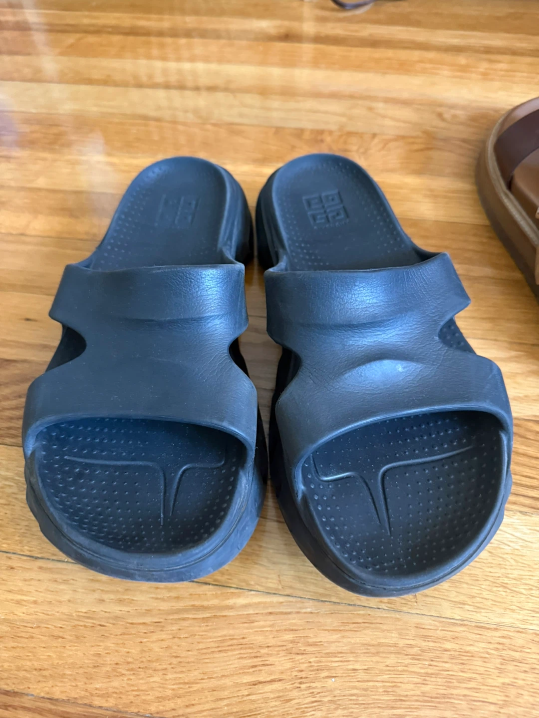Givenchy Black Slides Sandals