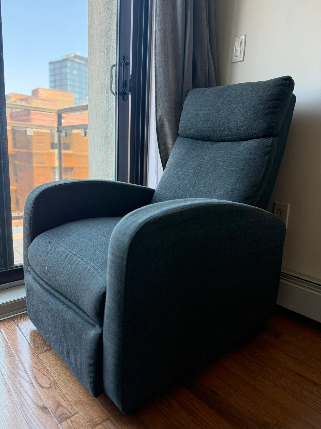 Dark Gray Recliner Chair - photo 3