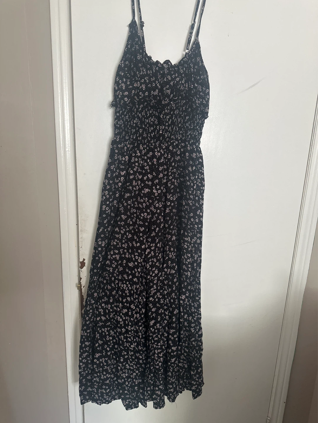 Black Floral Maxi Dress