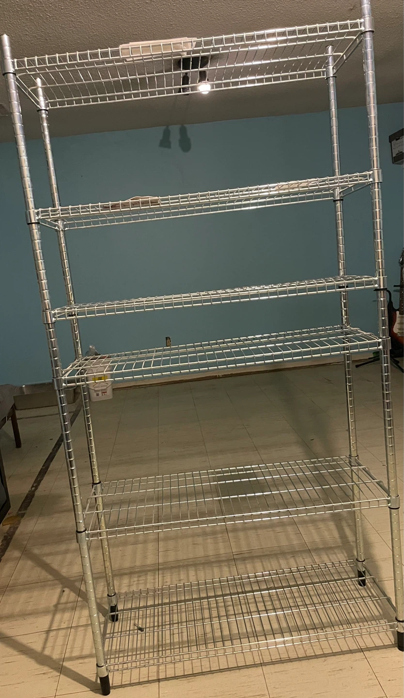Multi tier rack shelf