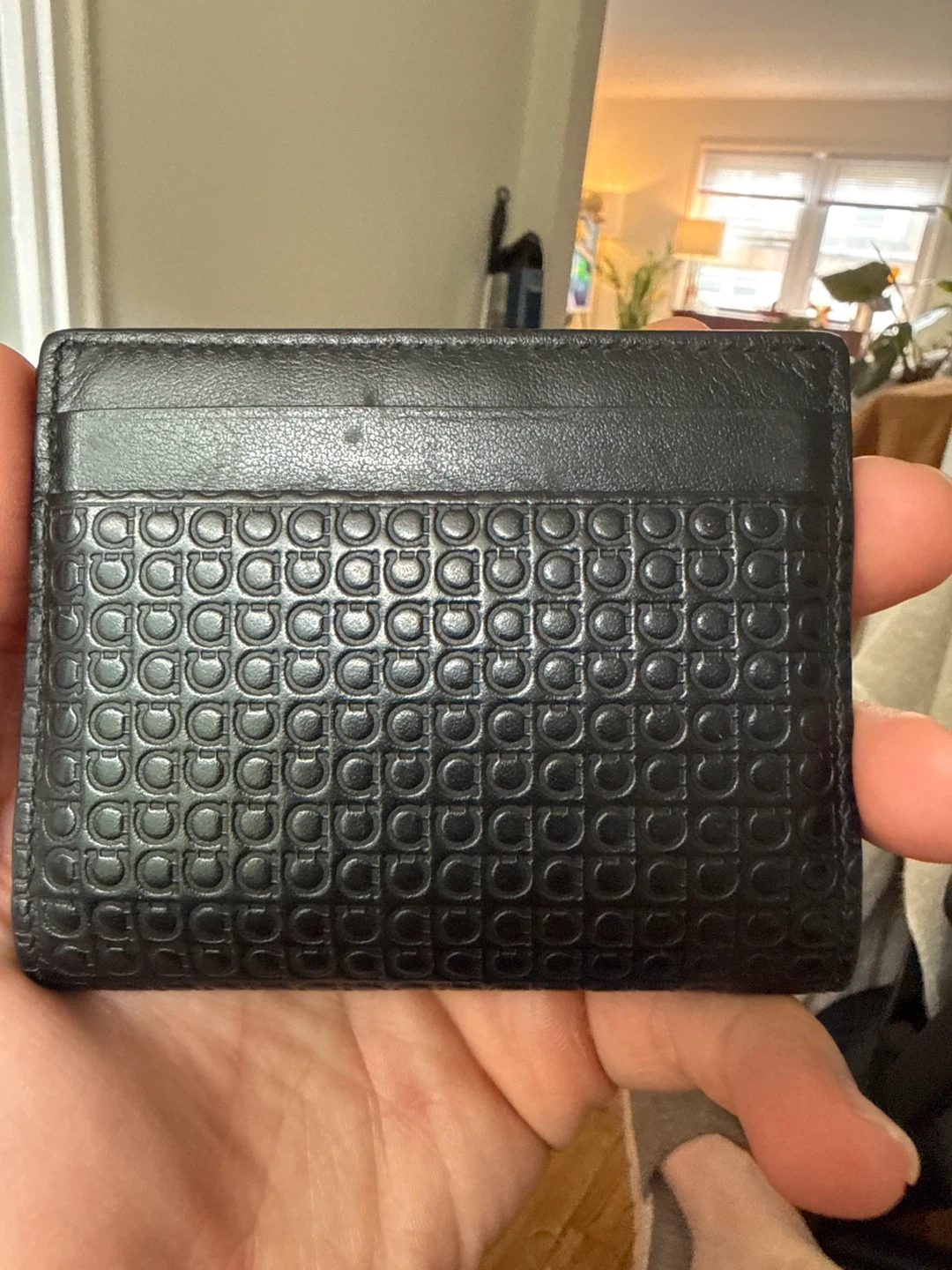 Salvatore Ferragamo Black Gancini Card Holder - photo 2