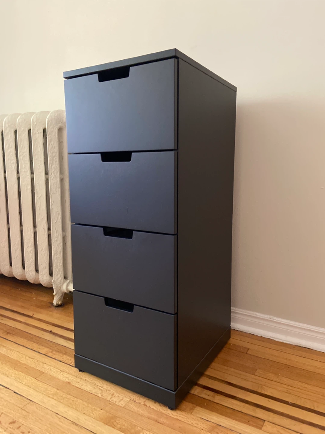 Black 4-Drawer Dresser