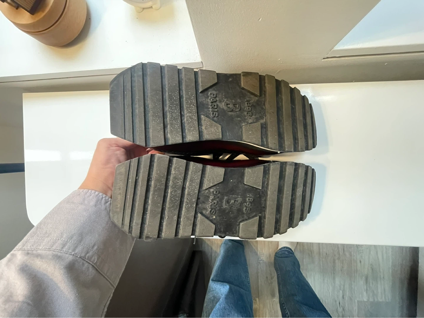 Berluti Leather Burgandy Leather Sneakers - photo 3