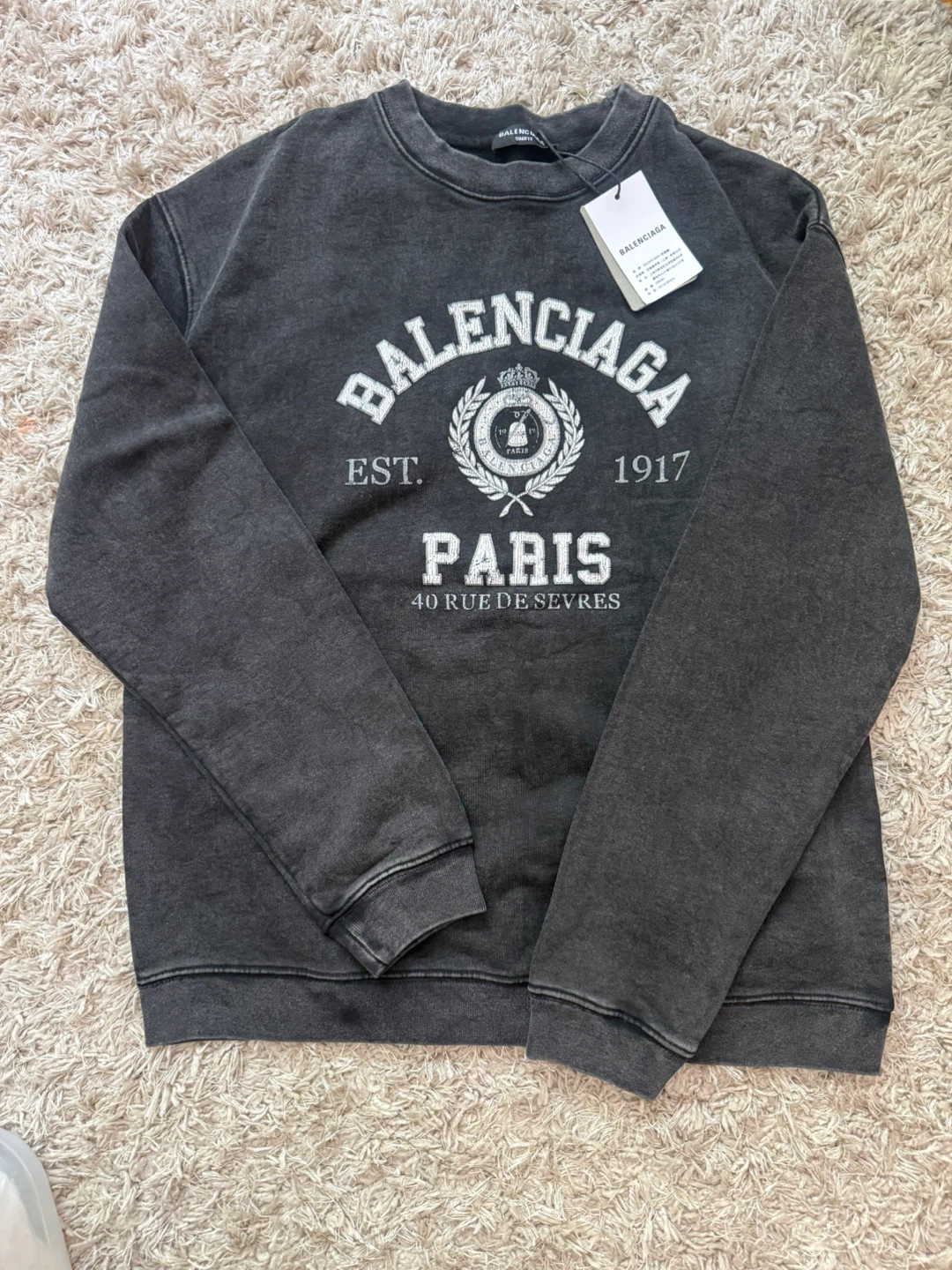 Balenciaga "Paris 1917" Crewneck Sweatshirt - Size M