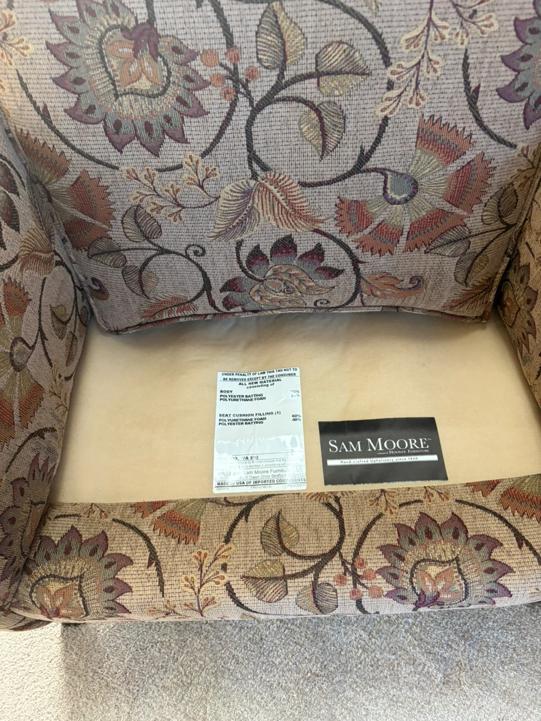 Sam Moore Upholstered Accent Chair - photo 2