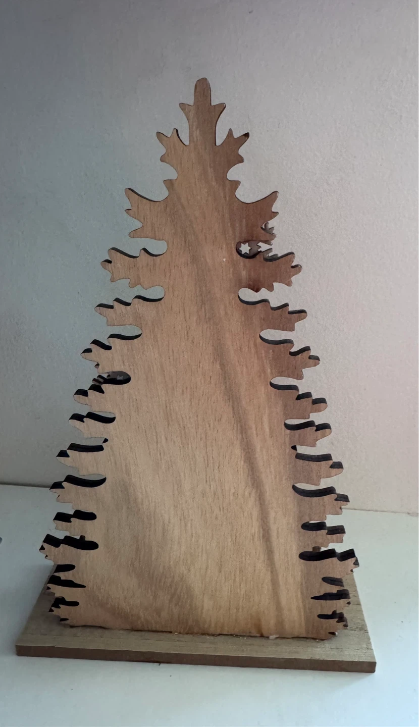 Wooden Christmas Tree with Deer - photo 2