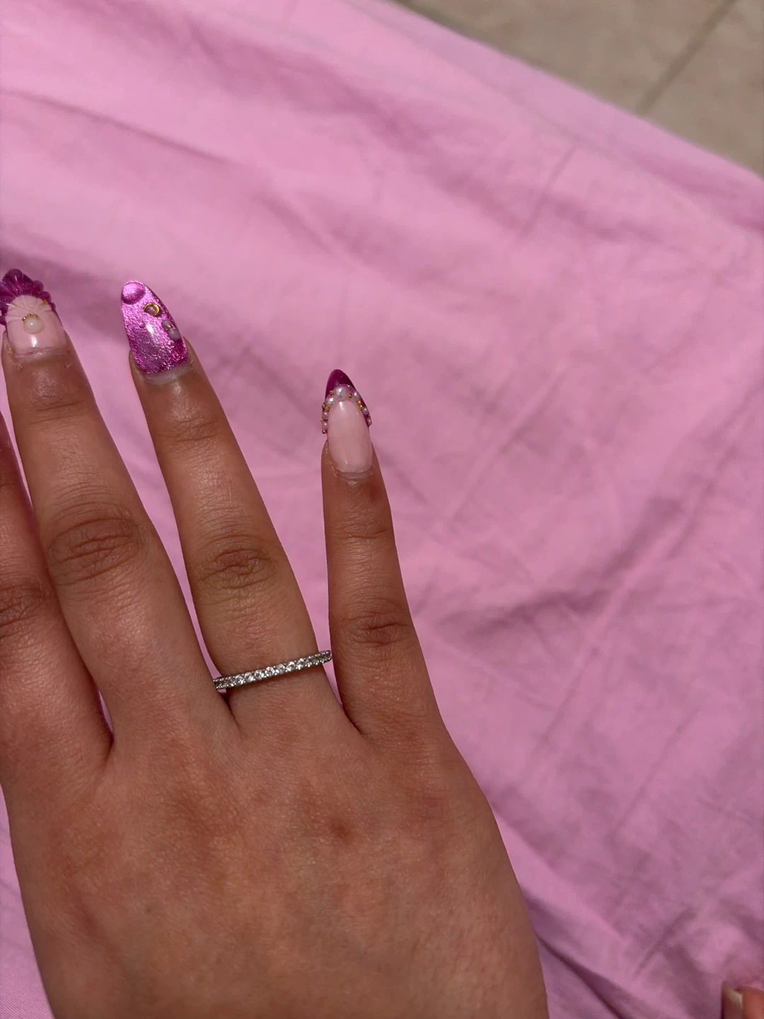 Diamond Eternity Band Ring - photo 2