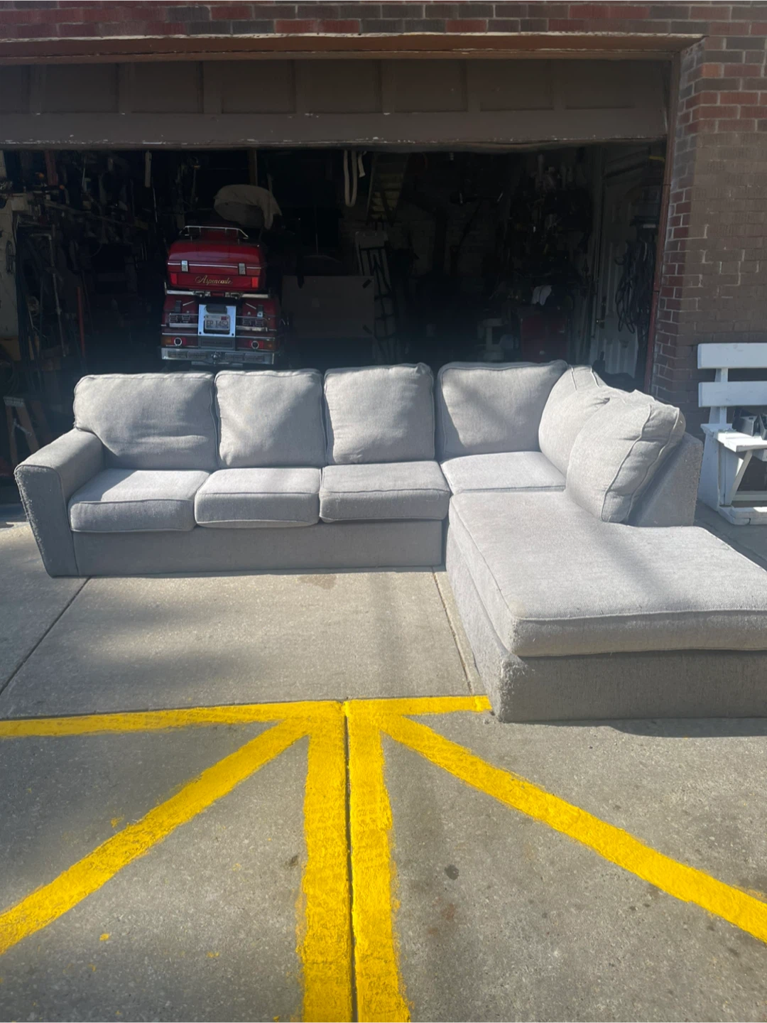 Gray Sectional Sofa