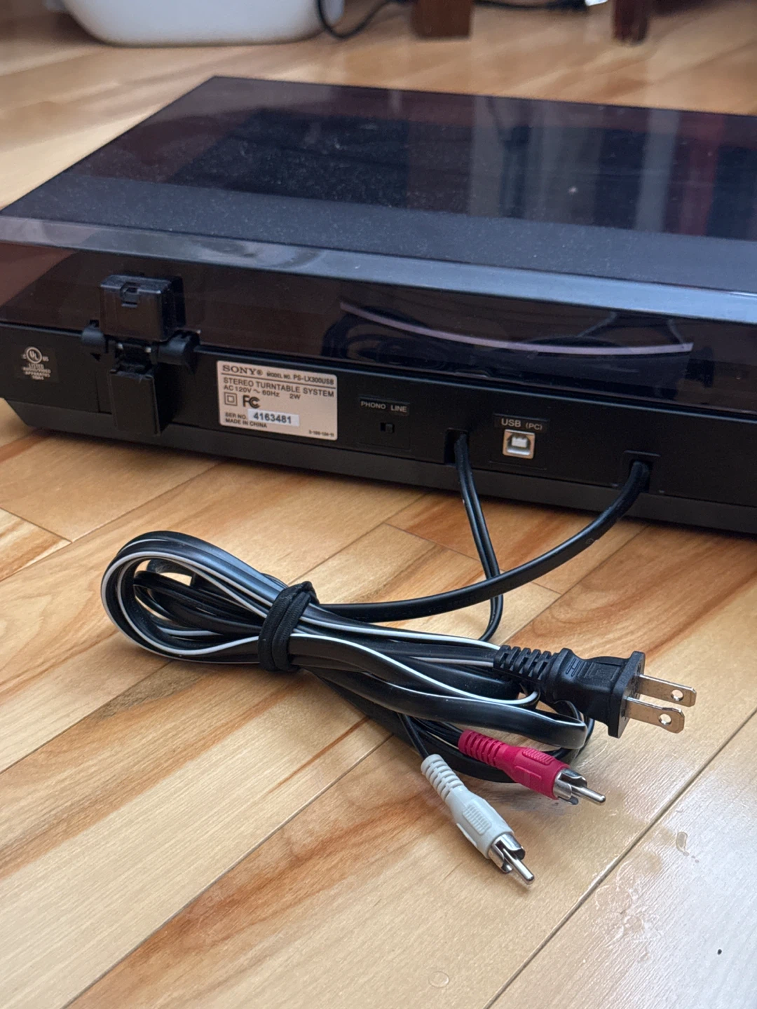 Sony Stereo Vinyl Turntable System PS-LX300USB - photo 2
