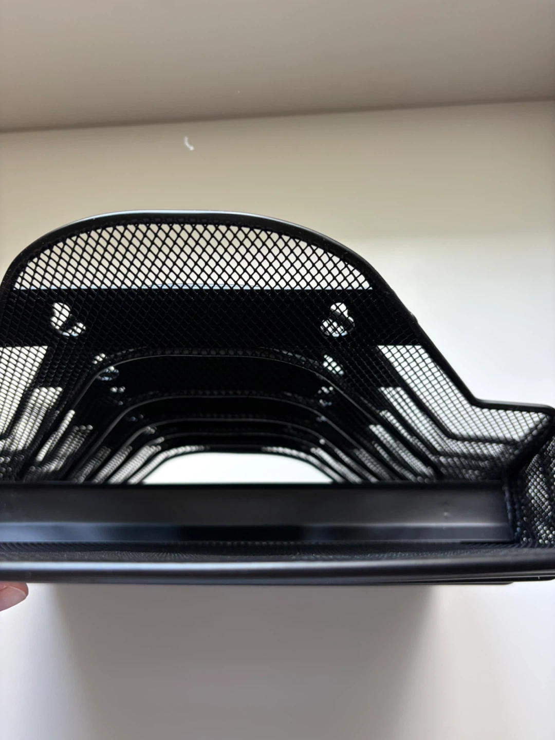 Black Mesh Desk Organizer Tray Set - photo 2