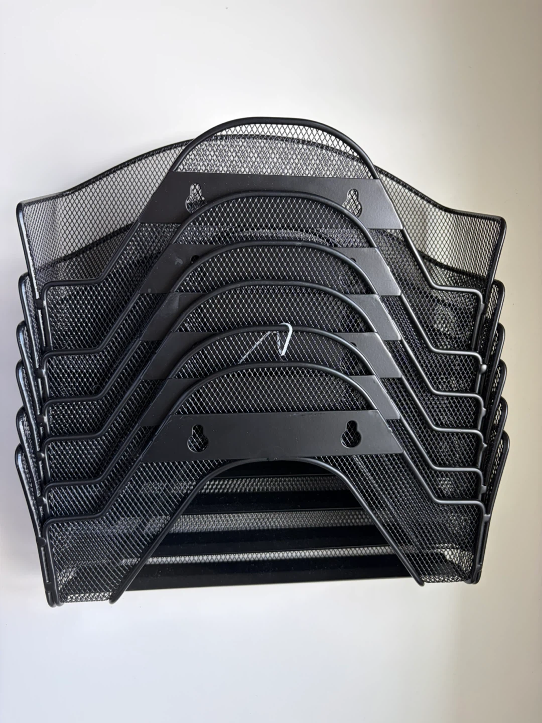 Black Mesh Desk Organizer Tray Set - photo 5