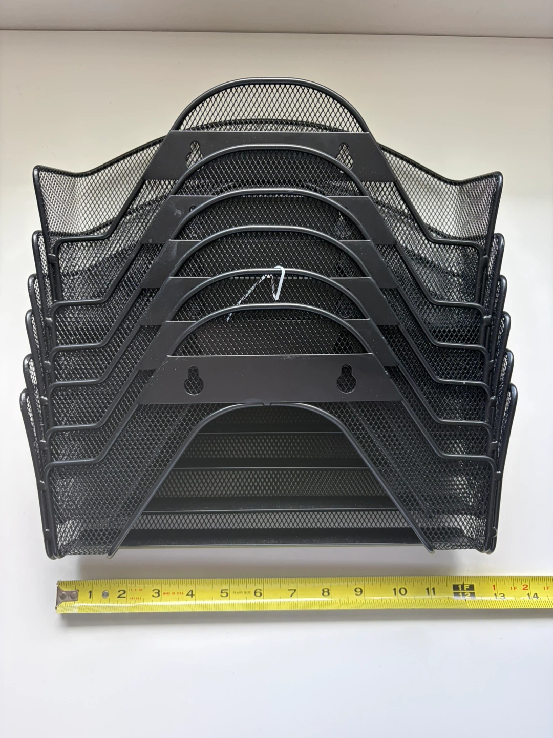 Black Mesh Desk Organizer Tray Set - photo 4