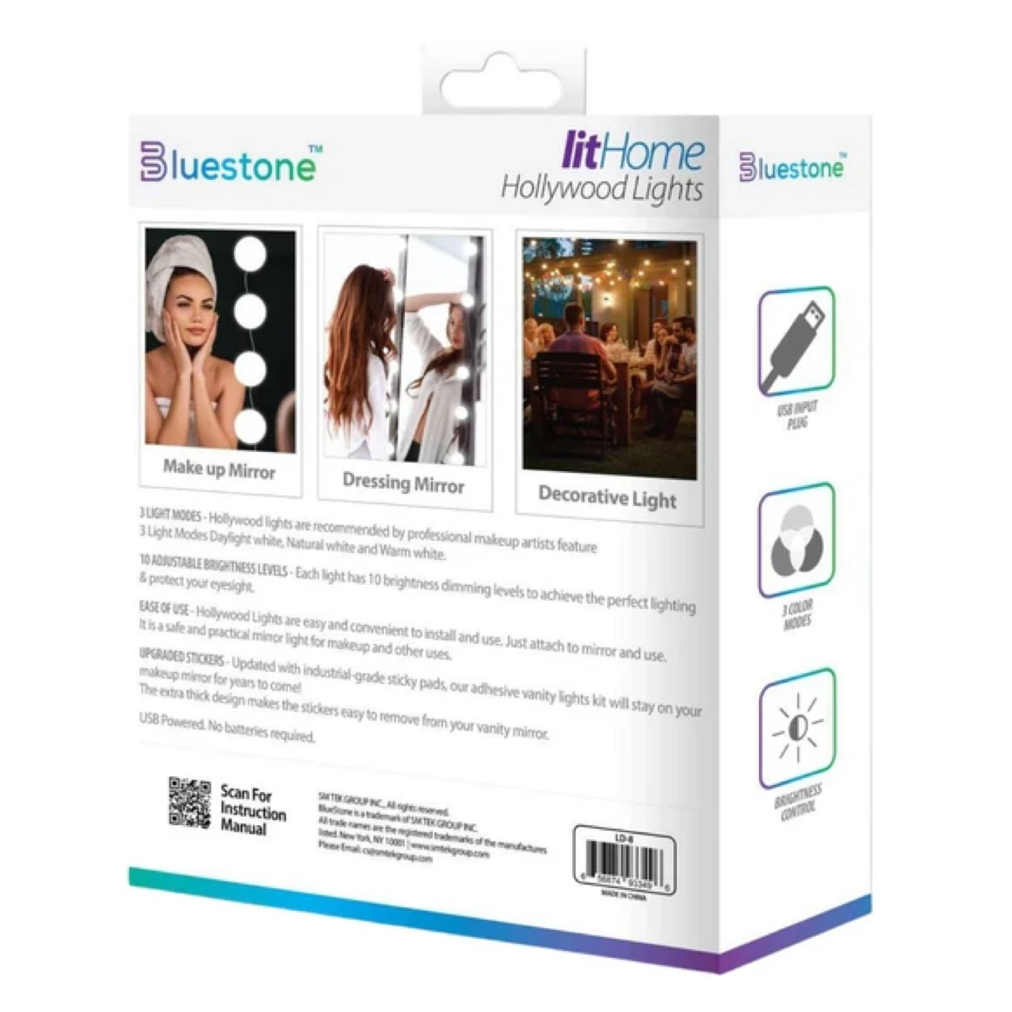 Bluestone litHome Hollywood Lights 10 LED Vanity Lights - photo 2