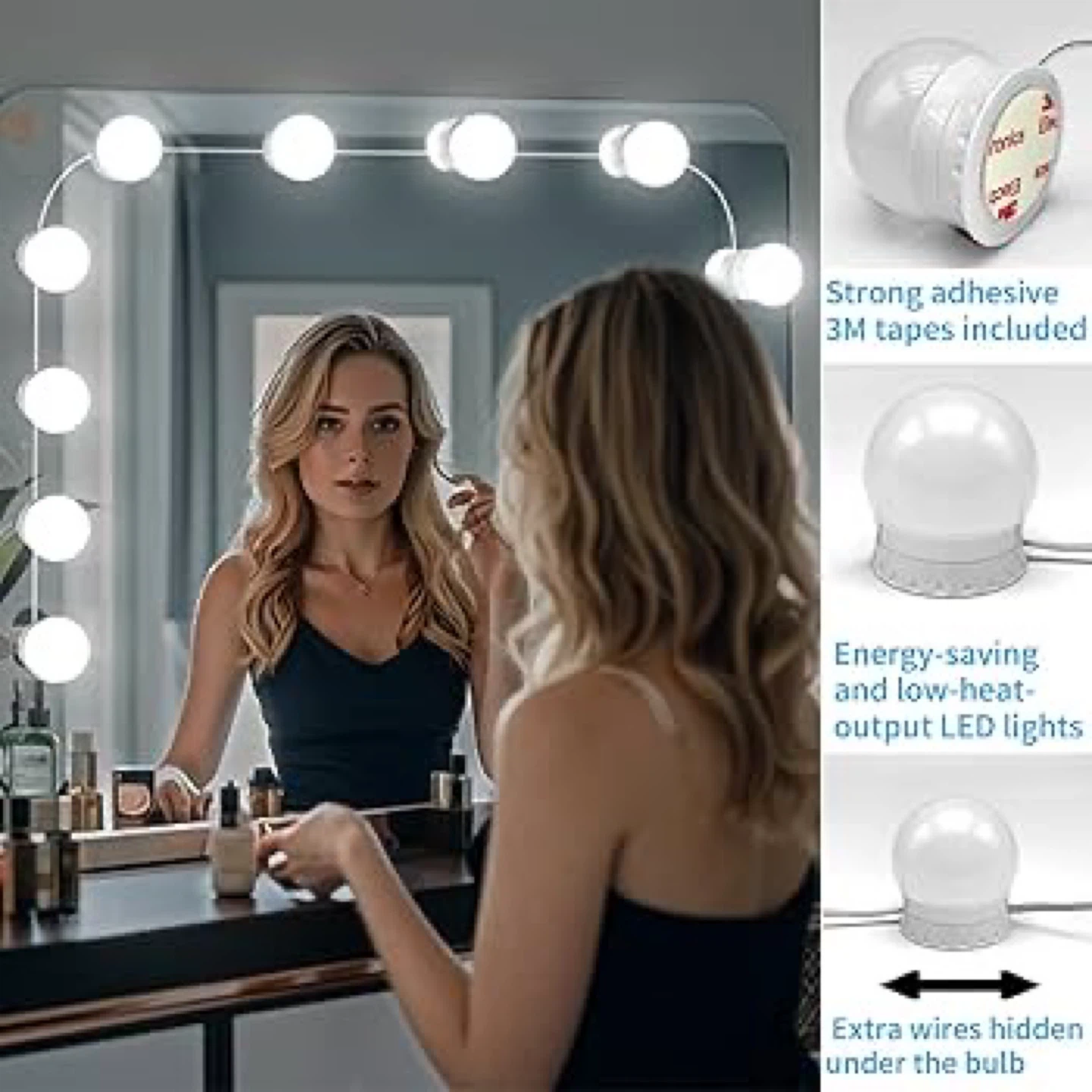 Bluestone litHome Hollywood Lights 10 LED Vanity Lights