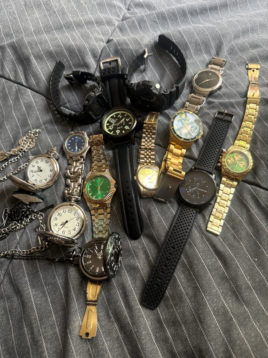 Assorted Men's and Women's Watches - Fossil, Invicta, G-Shock