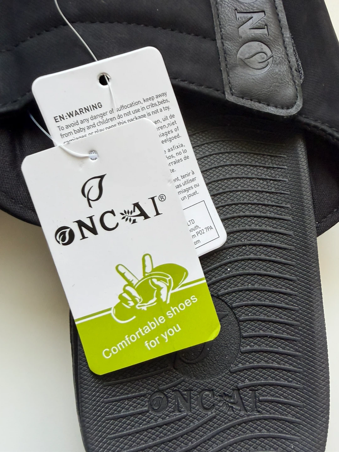 ONCAI Black Slides Sandals - photo 4