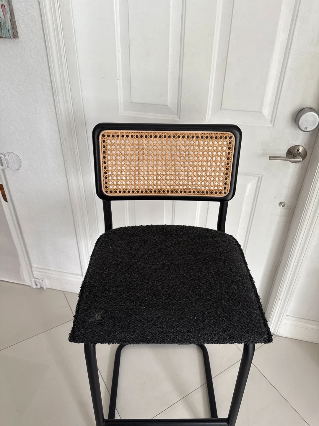 Set of 2 Cane Back Bar Stool - photo 2