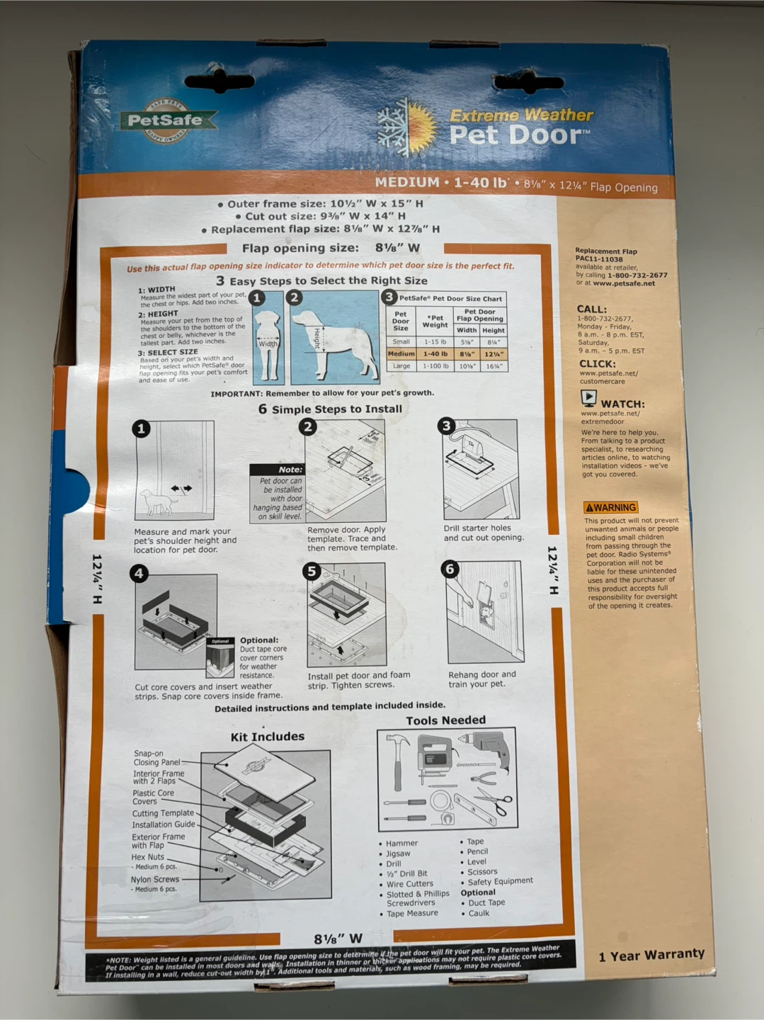 PetSafe Extreme Weather Pet Door - Medium - photo 2