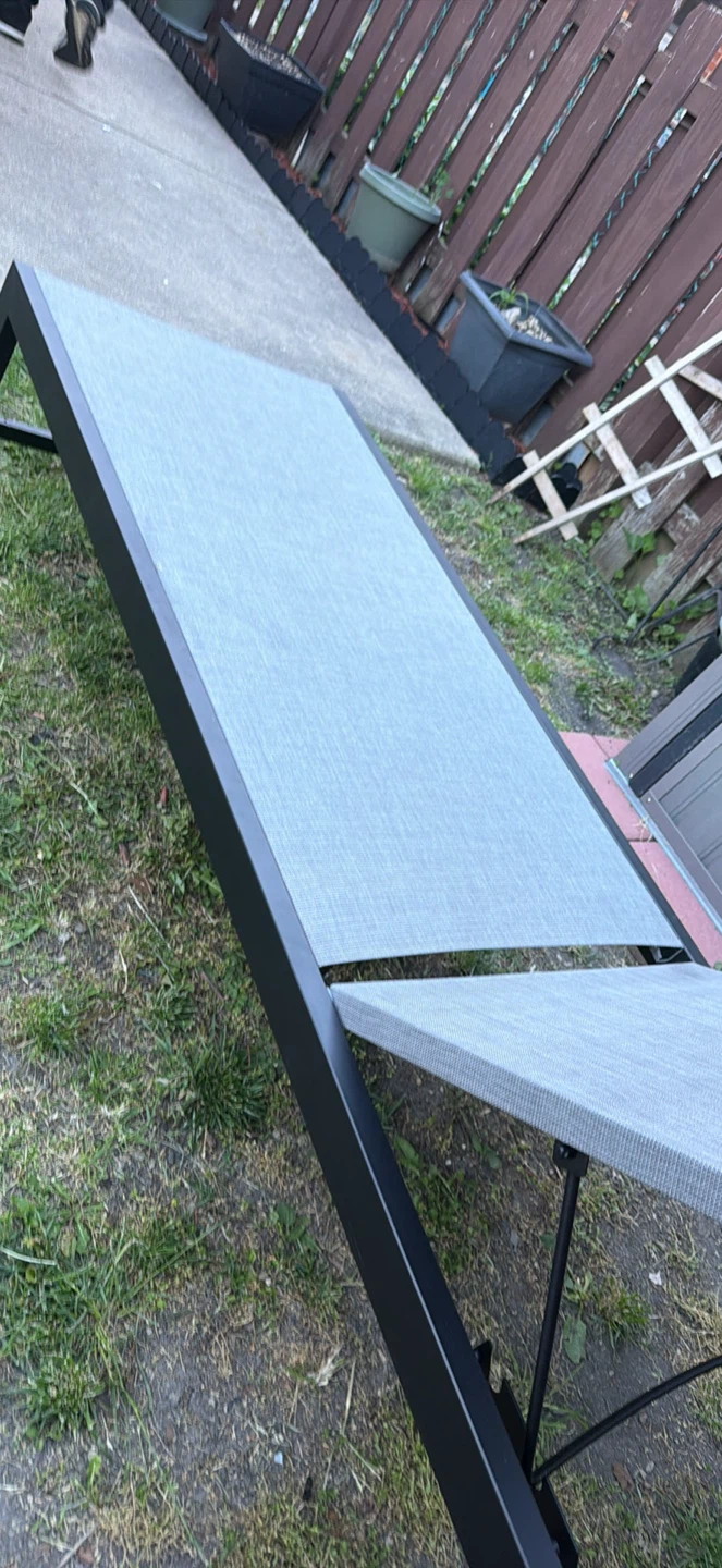 Sun Lounger KD Grey Sling - photo 3