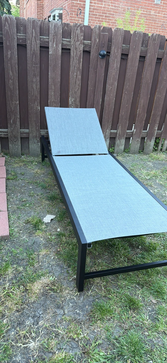 Sun Lounger KD Grey Sling - photo 2