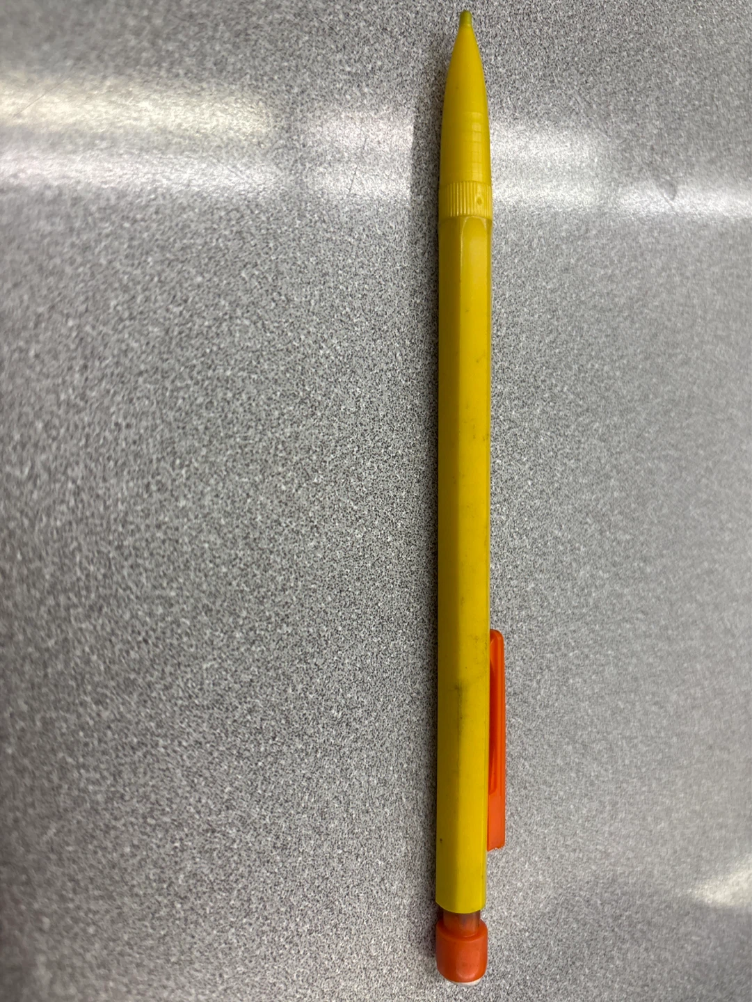 Yellow Mechanical Pencil no lead used