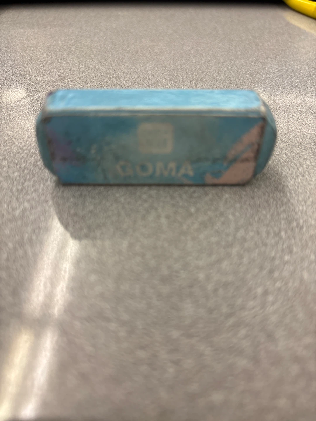 Goma Eraser used