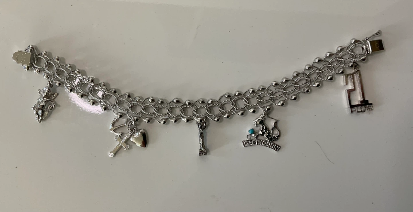 Vintage Dynasty Sterling Silver Charm Bracelet 1970’s - photo 3