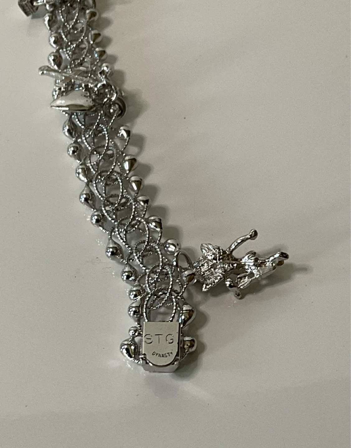 Vintage Dynasty Sterling Silver Charm Bracelet 1970’s - photo 5