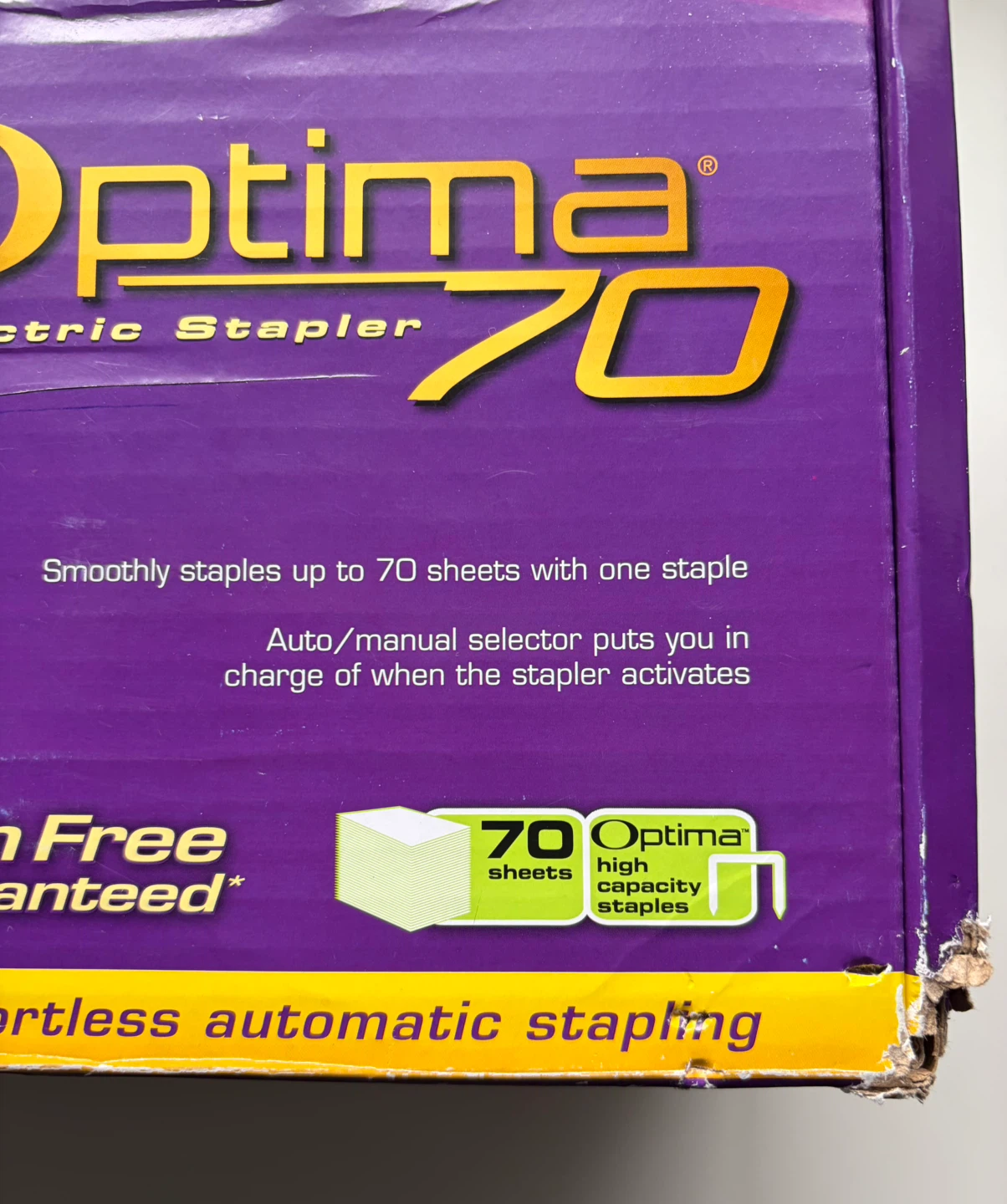 Swingline Optima 70 Electric Stapler - photo 2