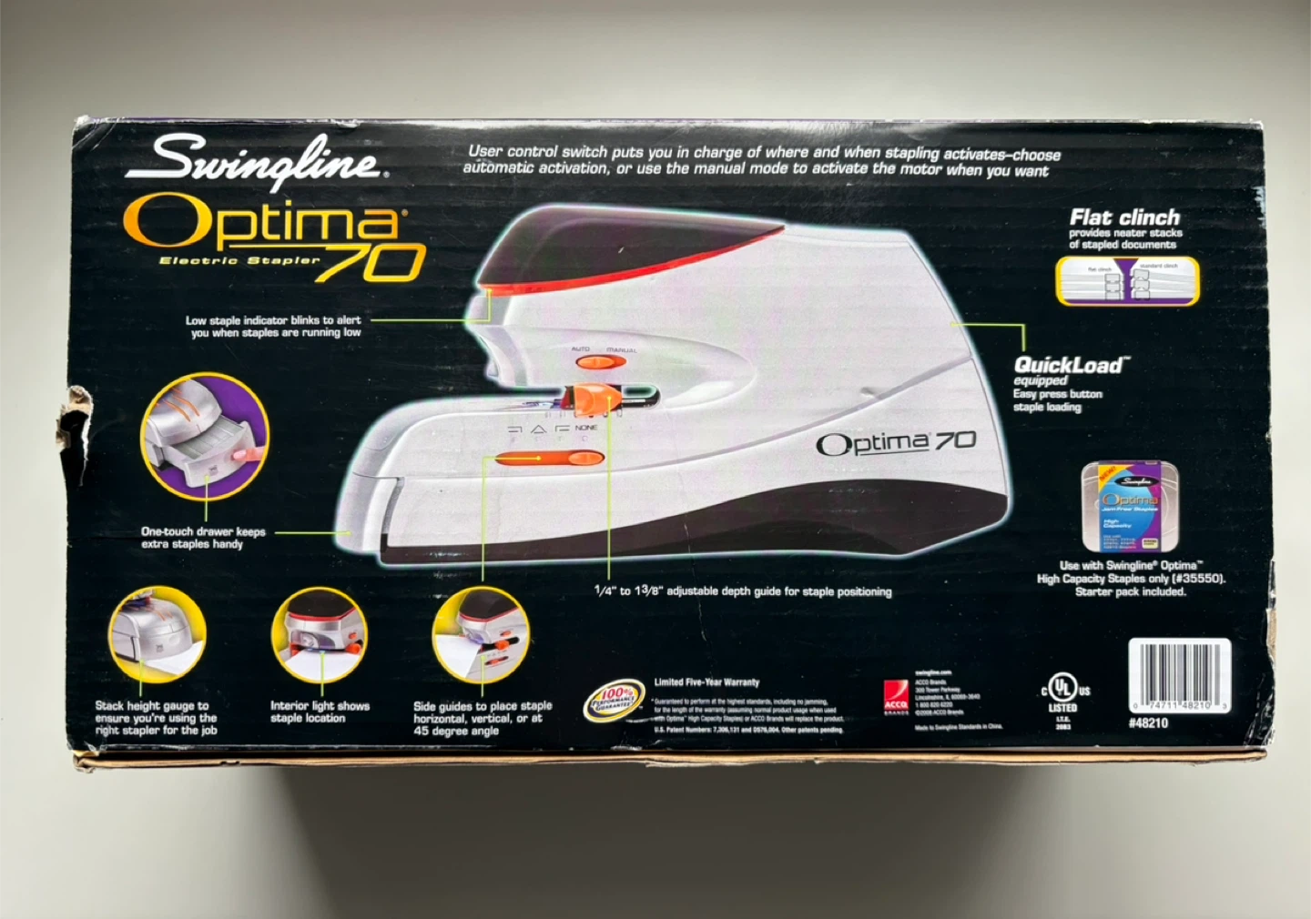 Swingline Optima 70 Electric Stapler - photo 5