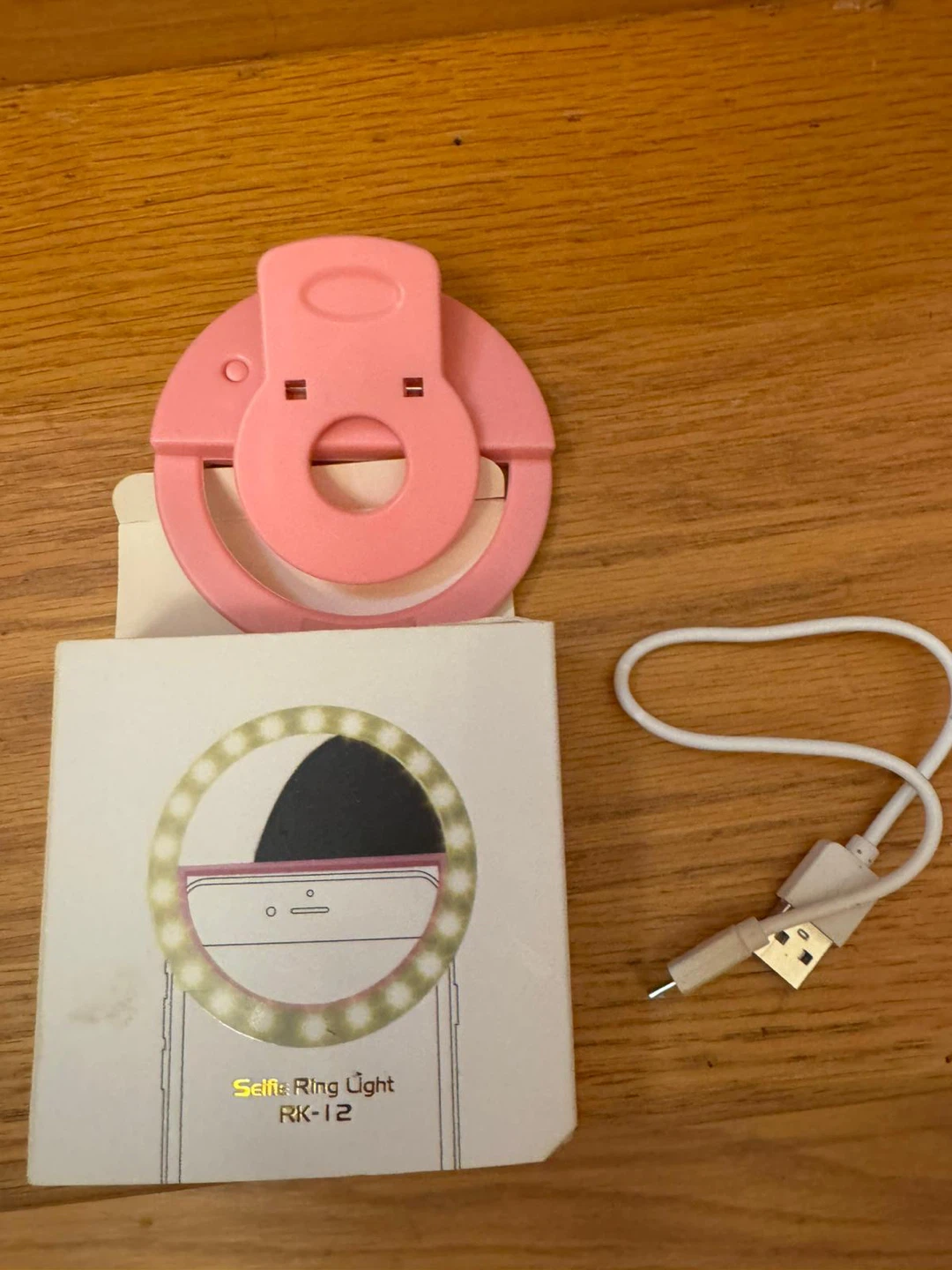 Pink Selfie Ring Light RK-12 - photo 2