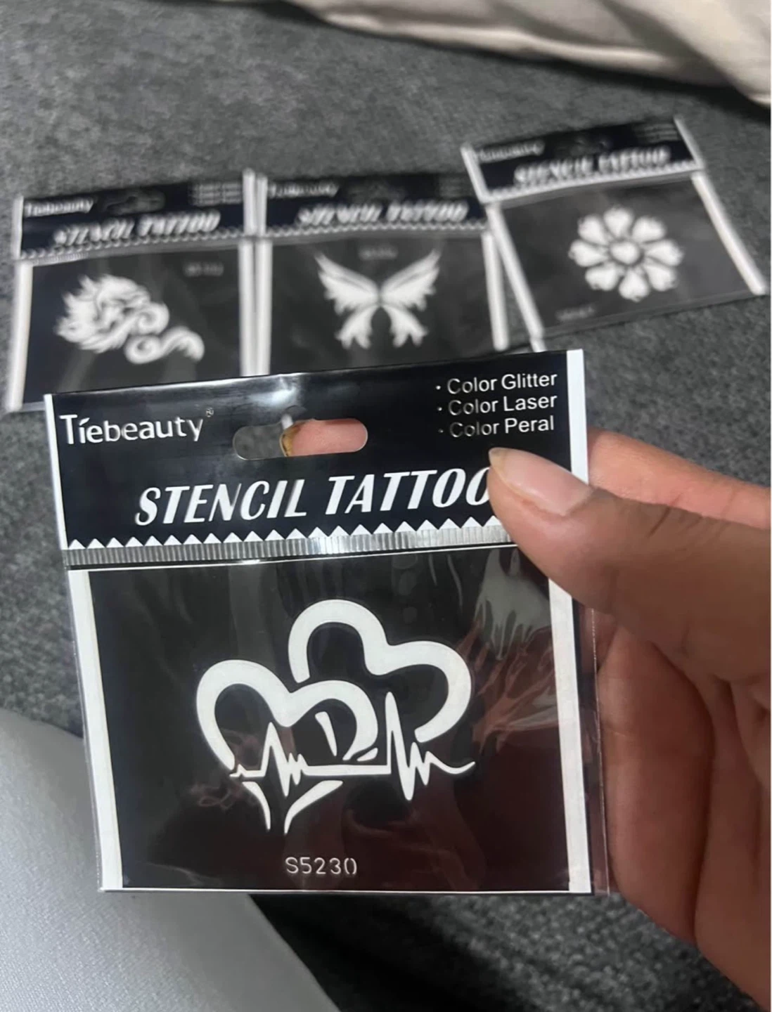 Tiebeauty Stencil Tattoo Stencils (Assorted)
