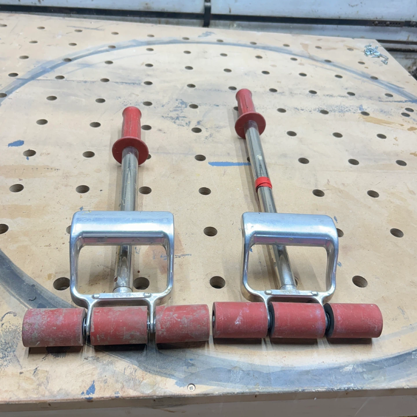 Set of 2 Red & Silver Roller Applicators
