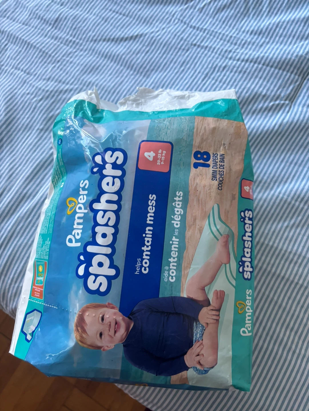 Pampers Splashers Swim Diapers Size 4 (18 ct)