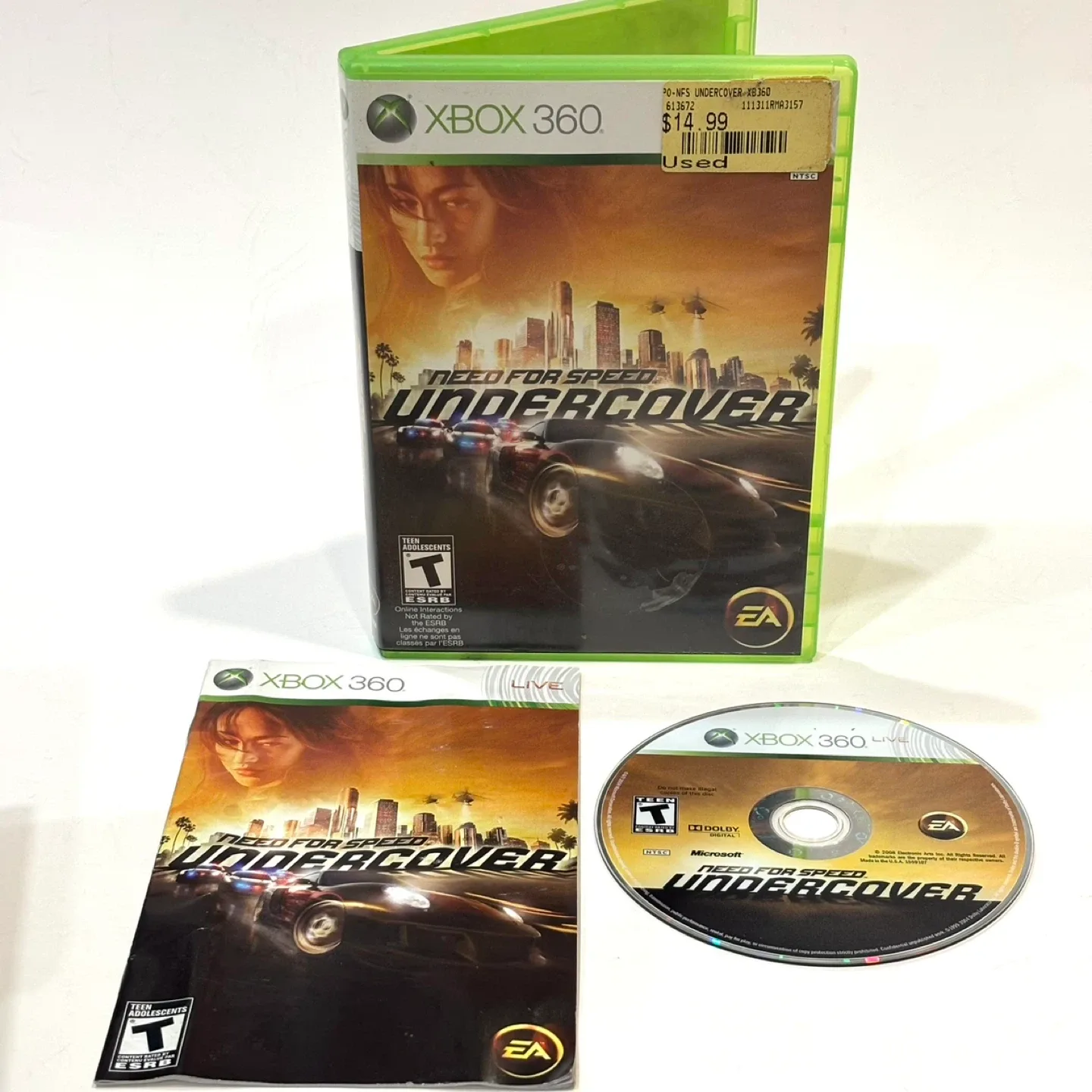 Need for Speed: Undercover - Xbox 360 - Mint Condition