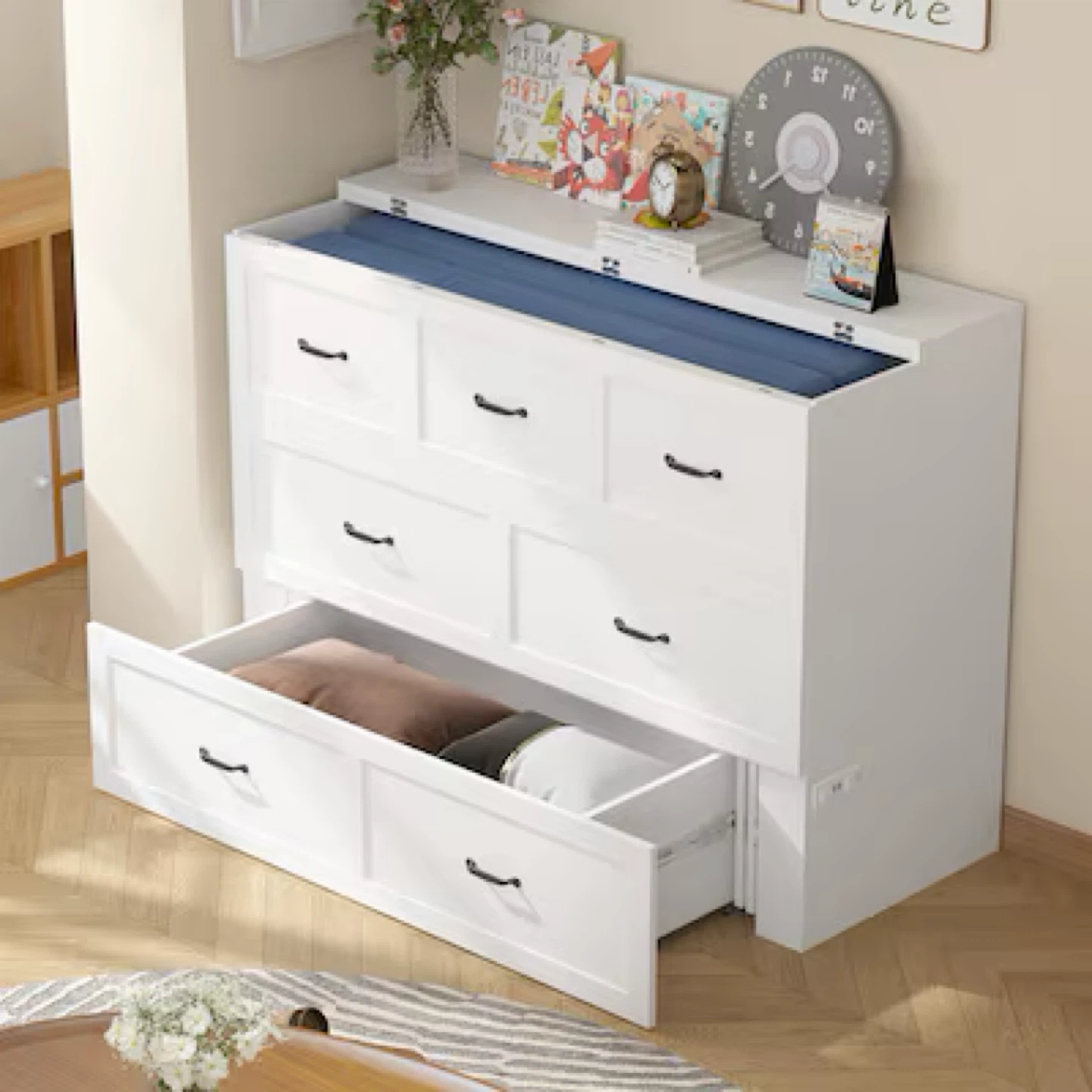 Queen size bed frame and dresser - photo 5