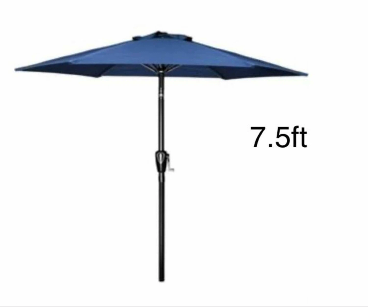 7.5ft Blue Patio Umbrella