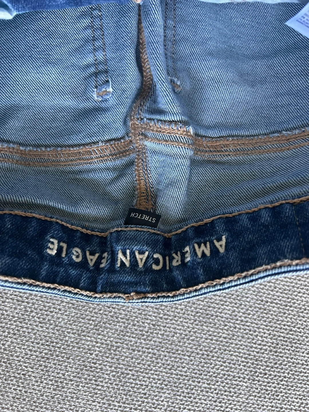 AMERICAN EAGLE crossover straight denim jegging size 0 - photo 4