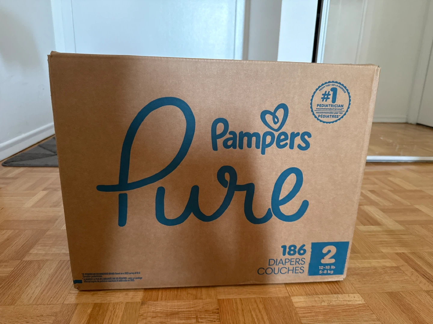 Pampers Pure Size 2 Diapers - 186 Count