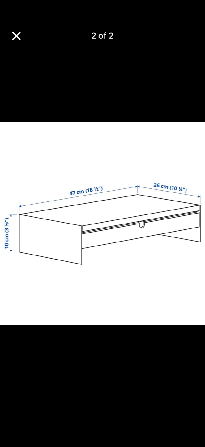 IKEA - ELLOVEN desk riser - photo 3