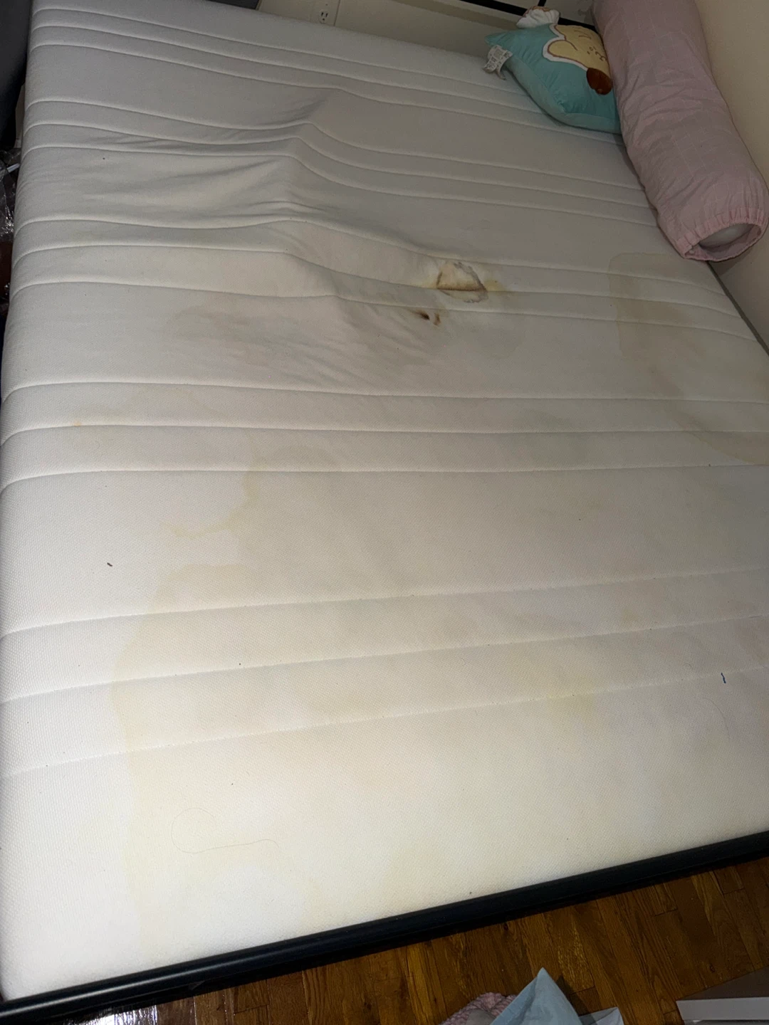 Black Metal Bed Frame with Mattress (Queen size) - photo 3