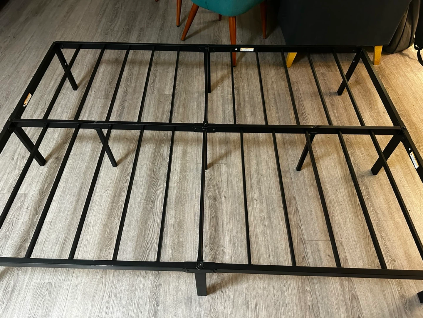 Double size metal bed frame