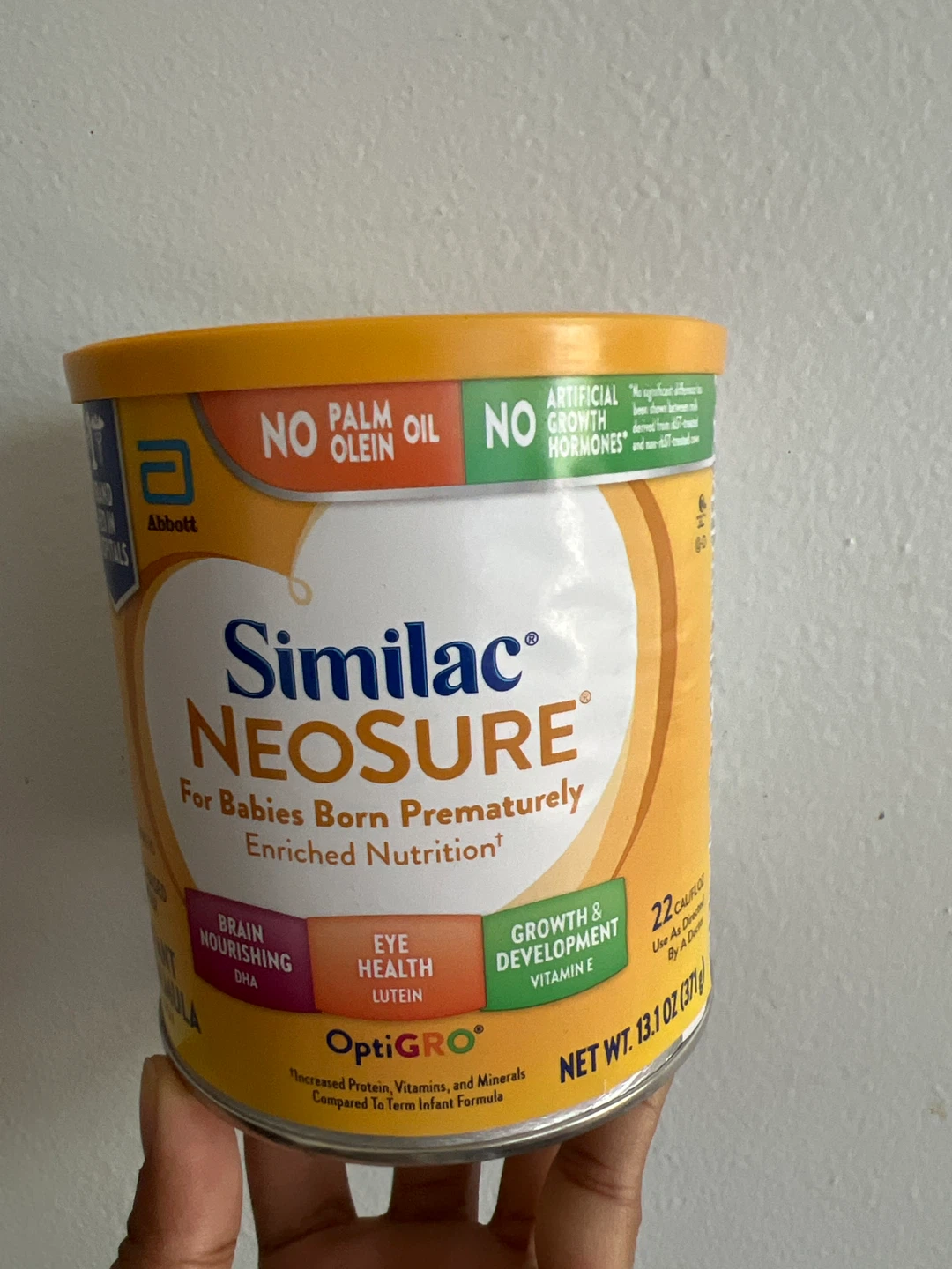 Similac Neosure For Babies Born Prematurely Enriched Nutrition