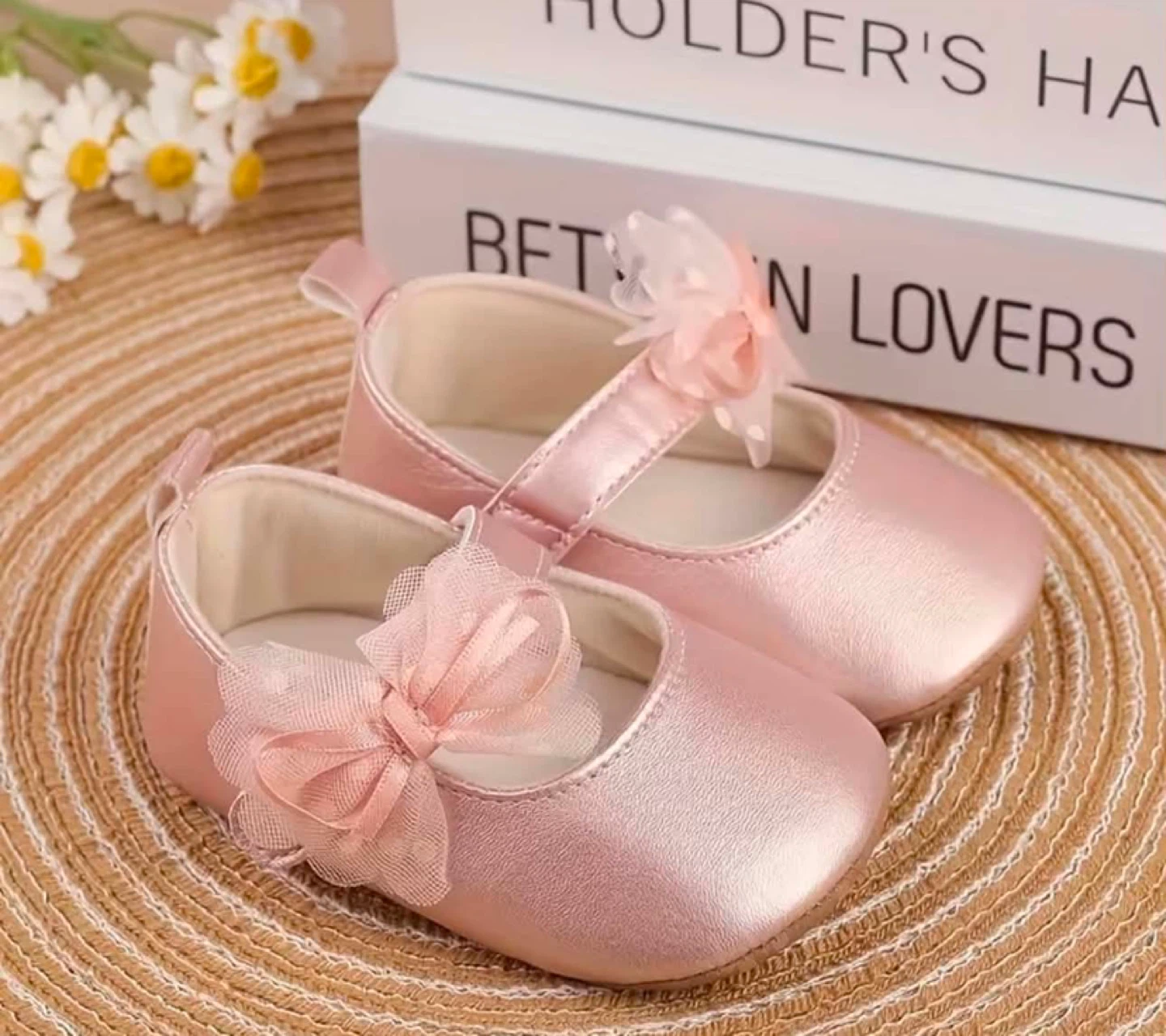 Pink Mary Jane Baby Shoes